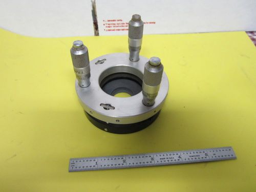 Tropel laser optics micrometer mirror base adjustment optical as is bin#h9-12 for sale