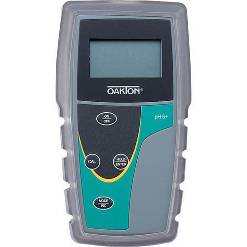 Oakton WD-35613-20 pH 6+ pH/mV/Temperature Meter with ATC Probe Boot