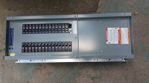 Square D  3 phase 225 Amp Panelboard. 30-CKTs 29-20 amp Breakers