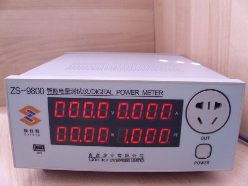 Dpm/digital electrical ac power /monitor/analyzer meter,v/p/pf/i/freq,usb sw for sale