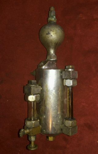 Steam engine  Lubricator Detriot Co Industrial Train Metal Parts Steampunk decor