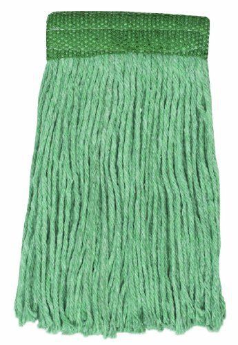 Wilen A428016, Coloured Go Go Blend Cut-End Mop, 16-Ounce, 5&#034; Mesh Band, Green