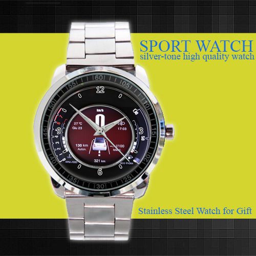 2015 Fiat 500 Lounge Digital Dash Sport Metal Watch