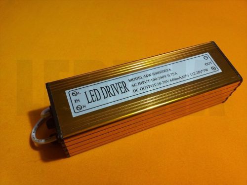 60w led driver power supply for 12-20 x 3w led 100-240v for sale