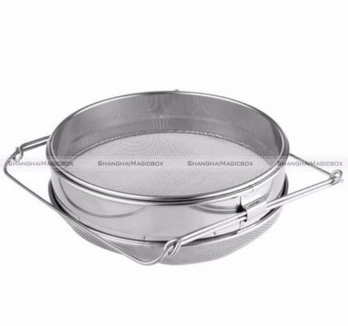 Double stainless steel honey sieve / strainer / filter beekeepers equipment for sale