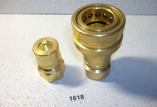 Eaton Hansen Series B8HKP 3/4&#034; NPT Male/Female Quick Couplers