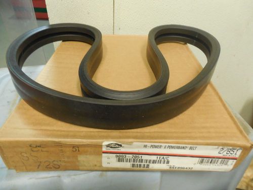 NEW GATES HI-POWER II POWERBAND V-BELT 2/B51 9093-2051 B51 1-7/16&#034; WIDTH