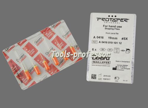Dentsply Maillefer Hand Use Protaper Root Canal Niti Files SX-19mm