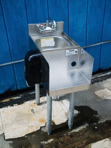 Krowne Stainless Steel Blender Dump Add On Sink for Restaurant and Bar