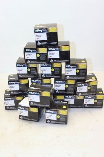 Bulk lot of 18 x keytek samsung clp-300 compatible laser toner cartridge - black for sale