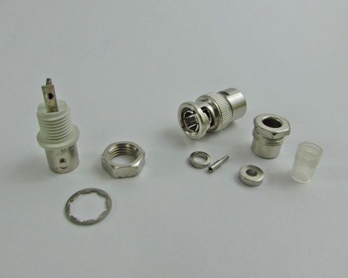 Amphenol RF/Coax BNC Mated Pair 31-10 Rect &amp; 31-3202CU Plug
