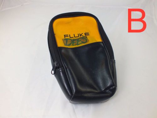 Genuine fluke c25 soft case / pouch - for digital multimeters (yellow/black b) for sale
