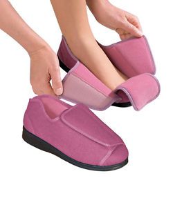 Womens Extra Wide Adaptive Deep Diabetic &amp; Edema Slippers bySilvert&#039;s,Sizes 6-12