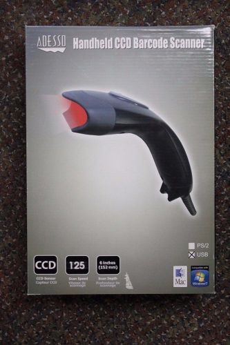 Adesso Handheld CCD Barcode Scanner NuScan 2100U USB 3 of 4