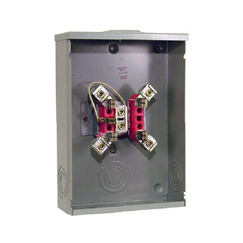 200 amp ringless single phase meter socket semi flush outdoor electric accessory for sale