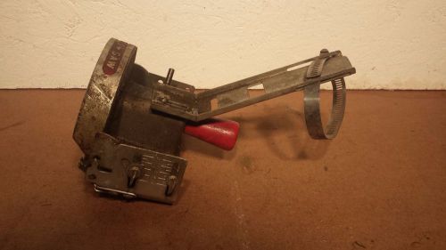 Vintage ARCO Drill Driven Hand Saw with Depth and Angle Gauge(s)