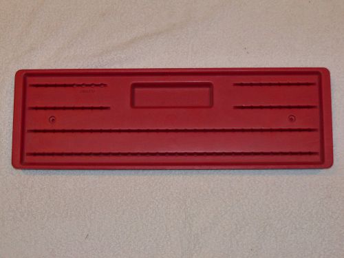 Red hard plastic collet rack for sale