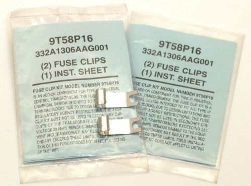 Fuse clip kit 9t58p16 ge for dry type core and coil transformers 2 kits for sale