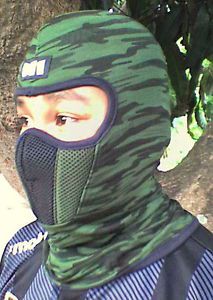Head Support &amp; Mask Full Face Air Filter Thermol THAI ARMY ISSUE Hunting NATURE.