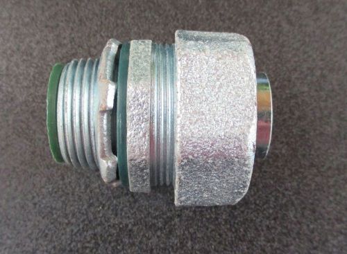 3/4&#034; Malleable Iron Straight LiquidTight  Connector w/ Insulated Throat SLT28T