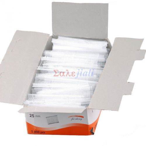5000pcs 25mm price tagging barbs 1&#034;inch fine white price tagging barbs fasteners for sale