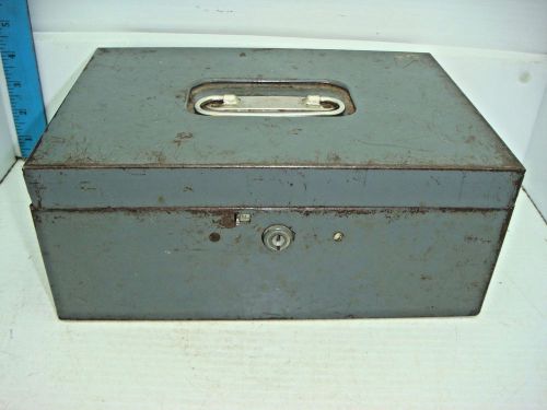 Vintage steelmaster cash box (no key) for sale