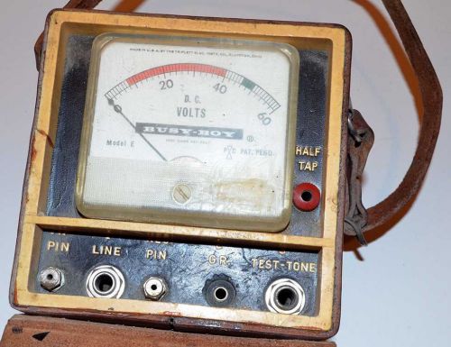 Vintage Triplett Electric Busy Boy Model E Telephone Tone Conductor ID Tester