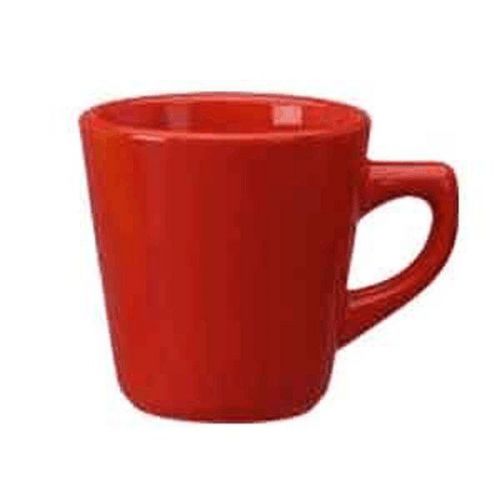 CAC China LV-1-R 7.5 Oz Red Tall Cup - 1 Doz