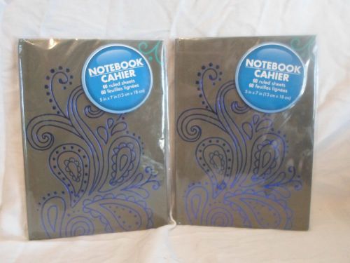 Hardcover Notebook, 5 X 7 , 60 Ruled Sheets
