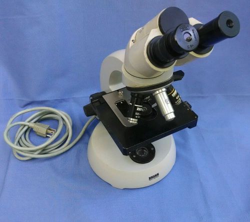 Carl Zeiss microscope, KF 2, binocular, 4 objectives, 8X eyepiece pair, working