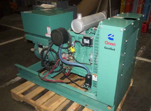 Cummins Onan GenSet 1009 Hrs,16-20KW(1-3Phase),LT100 Transfer Switch &amp; Fuel Tank