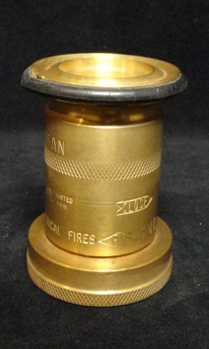 POWHATAN *  No. 464  * 1&#034; NPSH Brass Industrial Fog Nozzle * USED *