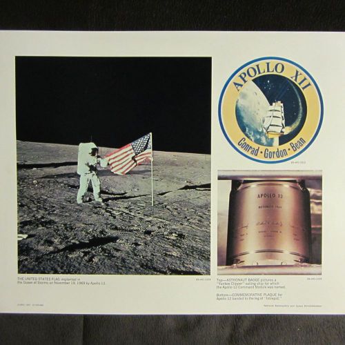 NASA Appolo 13 Picture Set with 5 plates- 1970