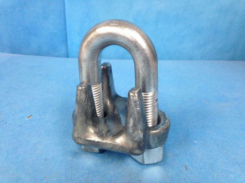Steel 1-1/4&#034; Cable Rope Rigging Clamp
