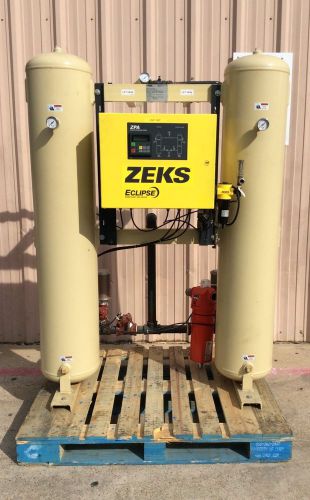 Compressed air dryer,zeks heatless desiccant  250cfm, # 1027 for sale