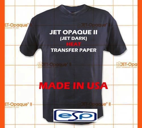 Neenah transfer paper jet opaque ii for dark fabrics 100pk 8.5&#034; x 11&#034; :) for sale