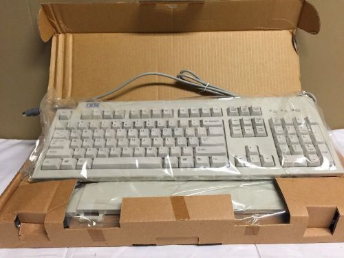New IBM White Keyboard Model: KB-7953 With Palm Rest