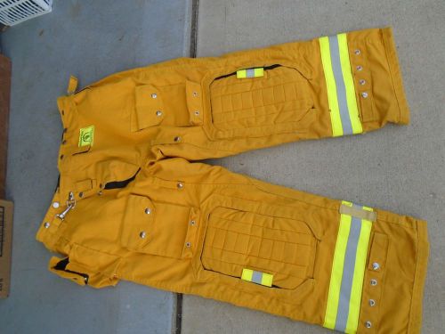 Morning Pride Nomex Firefighter Bunker Pants Size 40x30  MAN. DATE 07 FREE SHIP