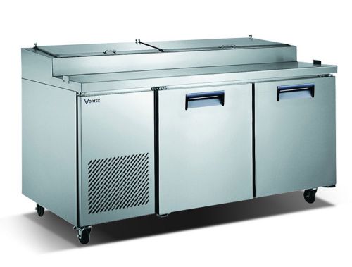 Vortex Refrigeration  2 Door Pizza Prep Table V-67PPT-2