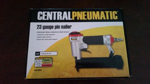 CENTRAL PNEUMATIC Pin Nailer 23 Gauge 1/2&#034; - 7/8&#034; Headless Finish Air Tool