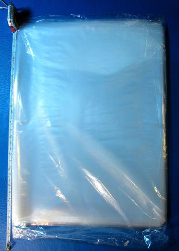 100 9&#034; x 12&#034; Clear Flat Open Top All Purpose Poly Bags 100% non PVC Plastic New