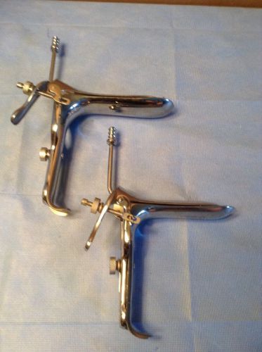 ELLMAN VAGINAL SPECULUM WITH SUCTION PORT 2 SIZES VERY GOOD CONDITION