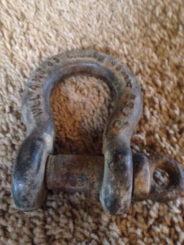 WLL  3/4 TON CG CLEVIS ANCHOR &amp; SCREW PIN MADE IN USA Vintage