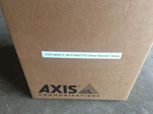 NEW AXIS Q6045-E MKII 32x 1080P HD OUTDOOR D/N IP PTZ CAMERA-ANALYTICS