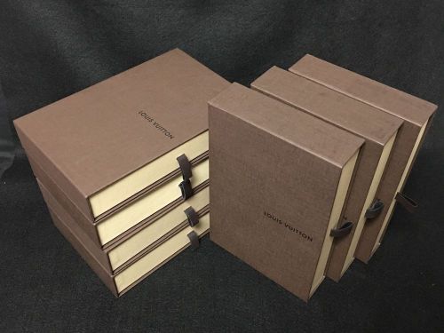 Pre-Owned in Good Condition LOUIS VUITTON 7 set Wallet Purse Empty Box F/S