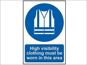 Scan - High Visibility Jackets Must Be Worn In This Area - PVC 200 x 300mm