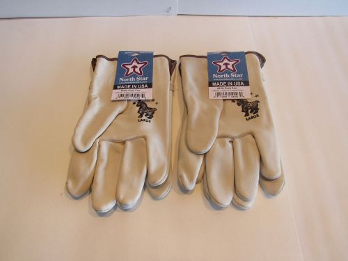 Wildland Fire- Leather Gloves- Size-LARGE- Set of 2