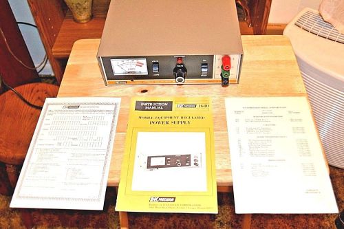 B&amp;K DYNASCAN MODEL 1640 REGULATED POWER SUPPLY 1 OWNER W/MANUAL/PARTS LIST/WARR.