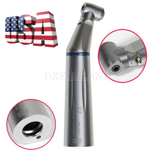 USA Dental LED Fiber Optic Contra Angle Low Speed Handpiece E-generator Push