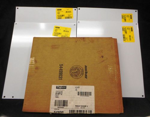 NEW HOFFMAN WHITE PANEL, CAT A14912, 54800 QTY 4 IN BOX